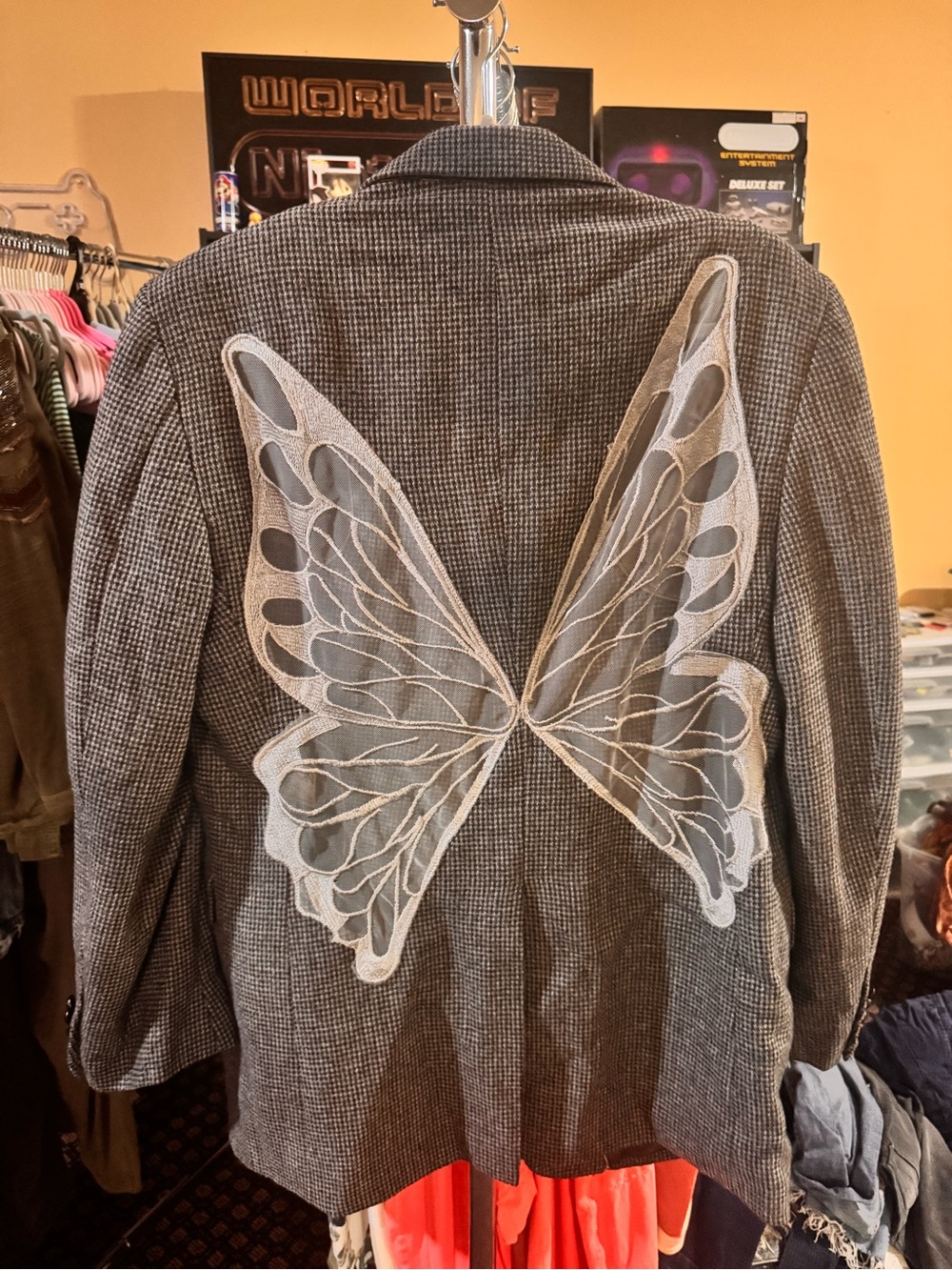 TRICIA FIX BUTTERFLY BLAZER!!! Oversized XSmall/Small. 🔥 🔥 🔥